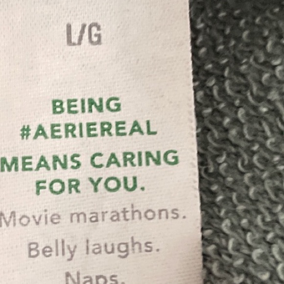 Aerie Sage Green Lounge Cotton Shorts Large - Picture 10 of 11